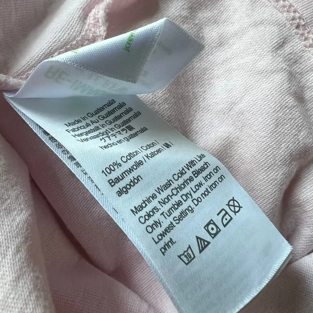 Crewcuts Girl's Pale Pink Crab Short Sleeve Shirt - XXS 2-3
